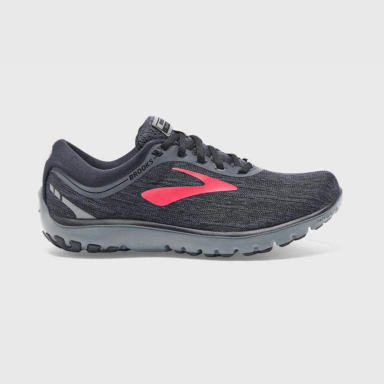 Brooks Pureflow 7 Israel - Women's Road Running Shoes - Grey (73514-JEKH)